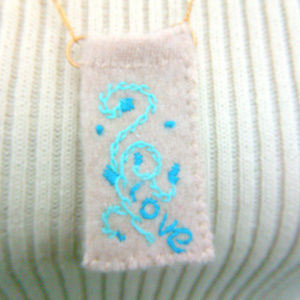 🔖 Thought pouch inspiration pendant courage love